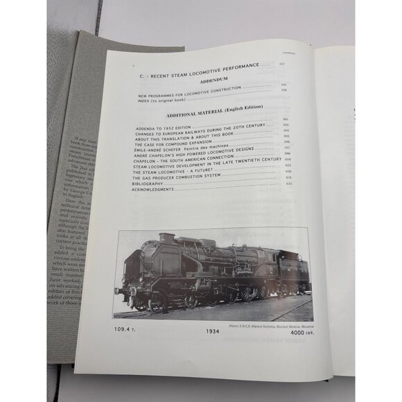La Locomotive A Vapeur Andre Chapelon 1st English Print 2000 HCDJ Steam Trains - Picture 7 of 16